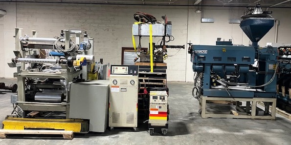STERLING Lab Extrusion Coater Laminator, 15" working width.